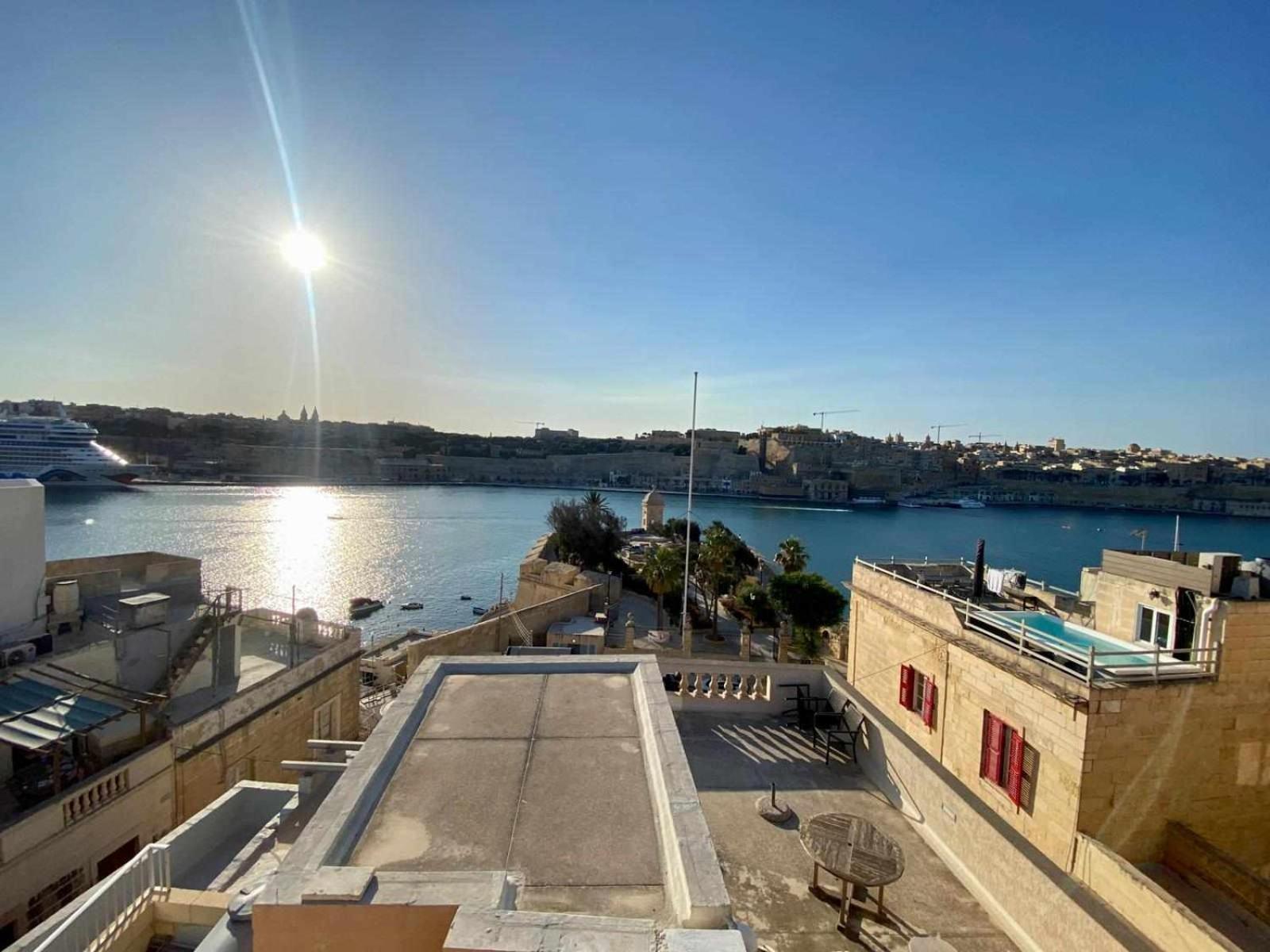Renovated Historic 4 Bedroom 4 Bathroom Townhouse In With Valletta Views Over Maltas Grand Harbour